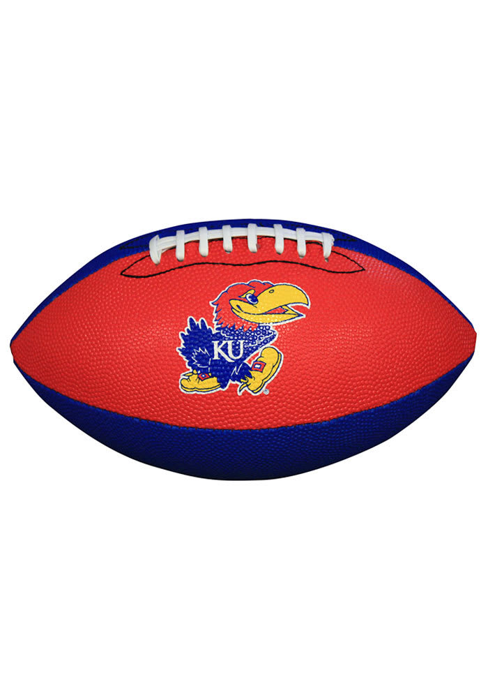 Kansas Jayhawks Grip Tech Rubber Football
