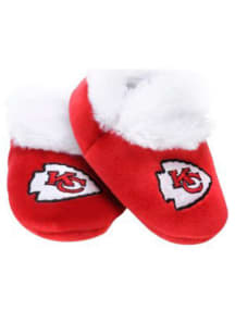 Kansas City Chiefs Fuzzy Baby Slippers
