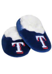 Texas Rangers Fuzzy Baby Slippers