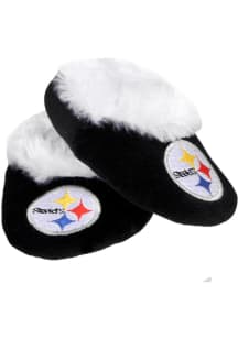 Pittsburgh Steelers Fuzzy Baby Slippers
