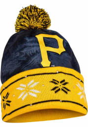 Pittsburgh Pirates Black Light Up Mens Knit Hat