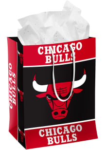 Chicago Bulls Team Color Medium Black Gift Bag
