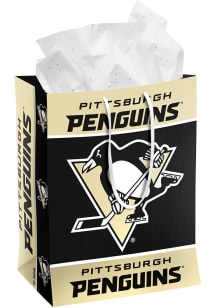 Pittsburgh Penguins Team Color Medium Black Gift Bag