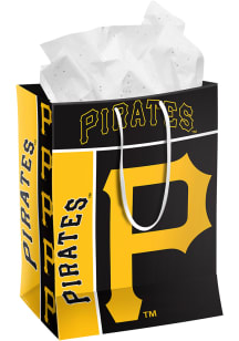Pittsburgh Pirates Team Color Medium Black Gift Bag