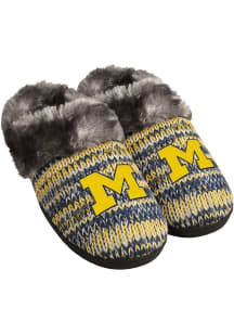 Peak Slide Michigan Wolverines Womens Slippers - Blue