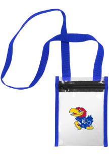 Forever Collectibles Kansas Jayhawks White Stadium Approved Clear Bag