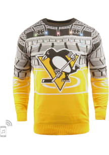 Forever Collectibles Pittsburgh Penguins Mens Black Bluetooth Long Sleeve Sweater