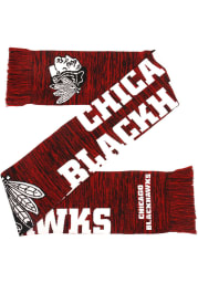 Chicago Blackhawks Big Logo Colorblend Mens Scarf