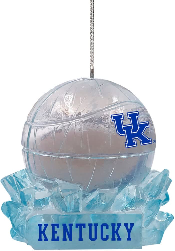 Kentucky Wildcats Helmet Ice Sculpture Ornament