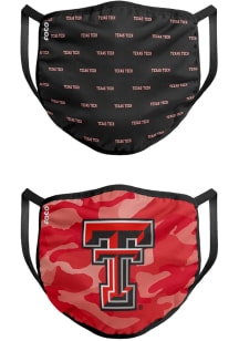 Forever Collectibles Texas Tech Red Raiders Clutch 2pk Fan Mask