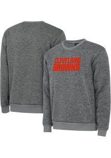 Forever Collectibles Cleveland Browns Mens Grey Colorblend Long Sleeve Fashion Sweatshirt