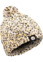 Pittsburgh Steelers Black Light Up Womens Knit Hat