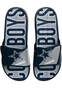 Dallas Cowboys Colorblock Big Logo Gel Slide Mens Slides