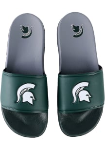 Michigan State Spartans Printed Footbed Mens Slides