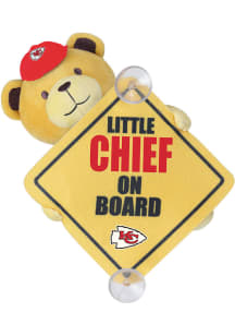Forever Collectibles Kansas City Chiefs  Baby on Board Window Cling Plush