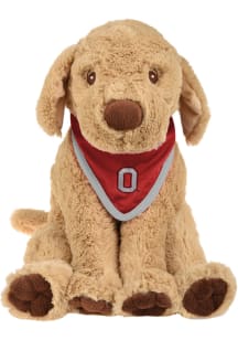 Forever Collectibles Red Ohio State Buckeyes Bandana Puppy Plush