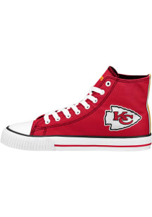 Kansas City Chiefs Red Hi Top Mens Shoes