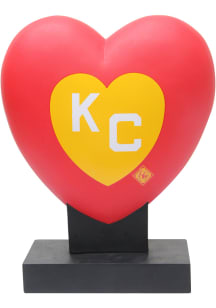 Kansas City Monarchs Resin Heart Figurine