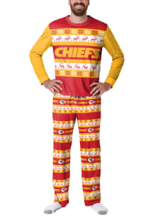 Forever Collectibles Kansas City Chiefs Mens Red Ugly Sleep Pants