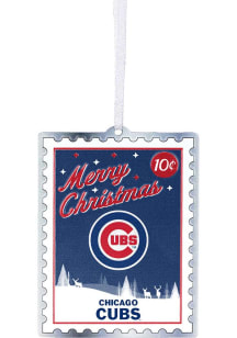 Chicago Cubs Metal Stamp Ornament