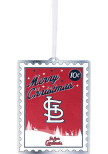 St Louis Cardinals Metal Stamp Ornament