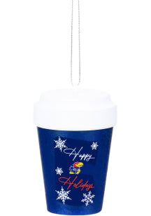 Kansas Jayhawks Coffee Cup Ornament