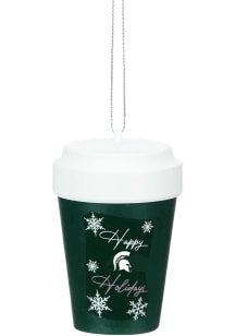 Michigan State Spartans Coffee Cup Ornament