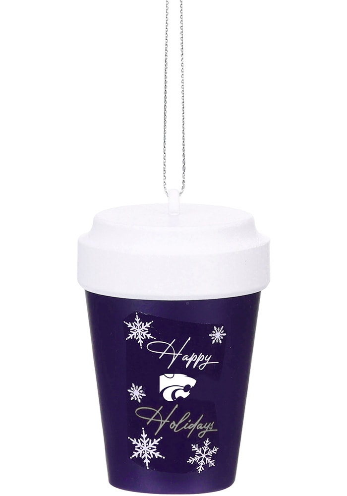 K-State Wildcats Coffee Cup Ornament
