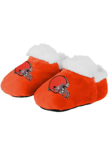 Cleveland Browns Fuzzy Baby Slippers
