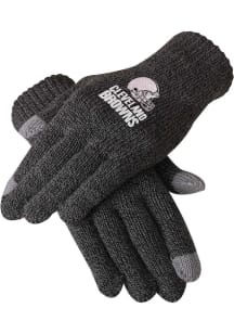 Forever Collectibles Cleveland Browns Charcoal Gray Mens Gloves