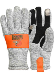 Forever Collectibles Cleveland Browns Knit Heather Gray Mens Gloves