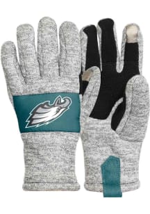 Forever Collectibles Philadelphia Eagles Knit Heather Gray Mens Gloves