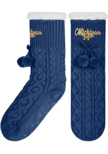 Michigan Wolverines Colorblend Footy Womens Slippers