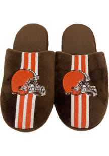 Forever Collectibles Cleveland Browns Team Stripe Youth Slippers