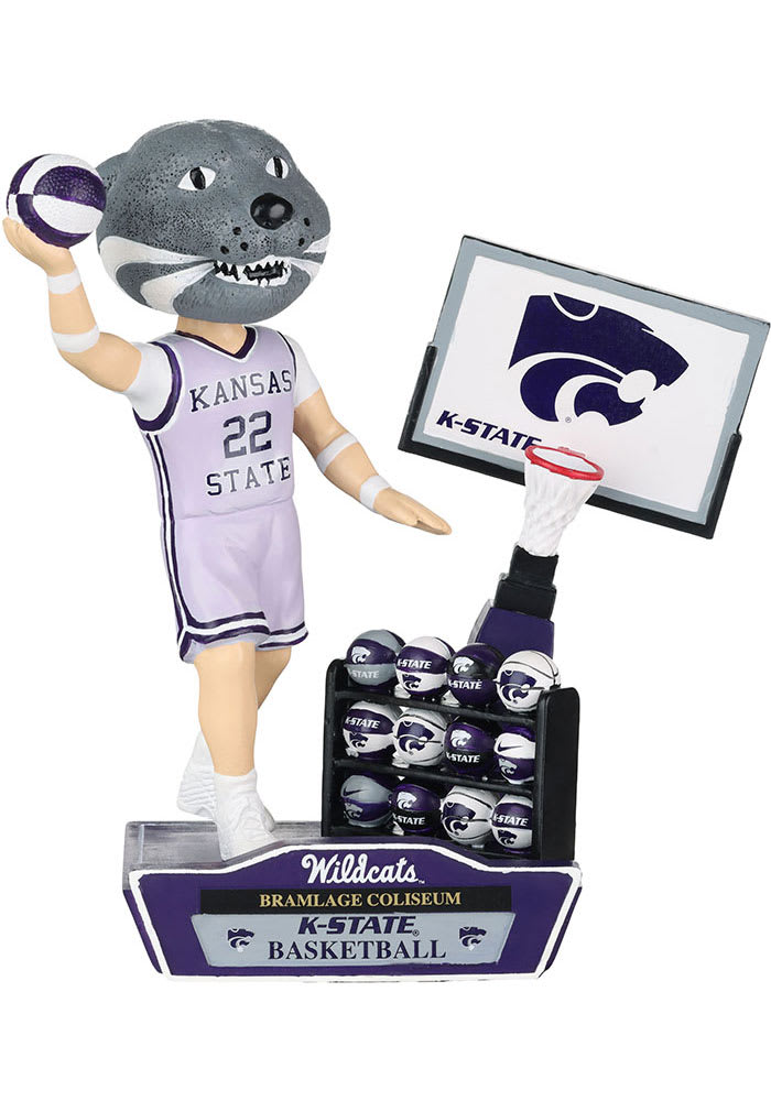 K-State Wildcats Basketball Mascot Bobblehead