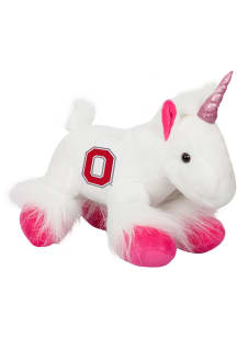 Forever Collectibles Ohio State Buckeyes  9.5 Inch Unicorn Plush