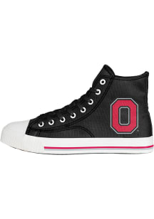 Ohio State Buckeyes Black Big Logo Canvas Mens Shoes
