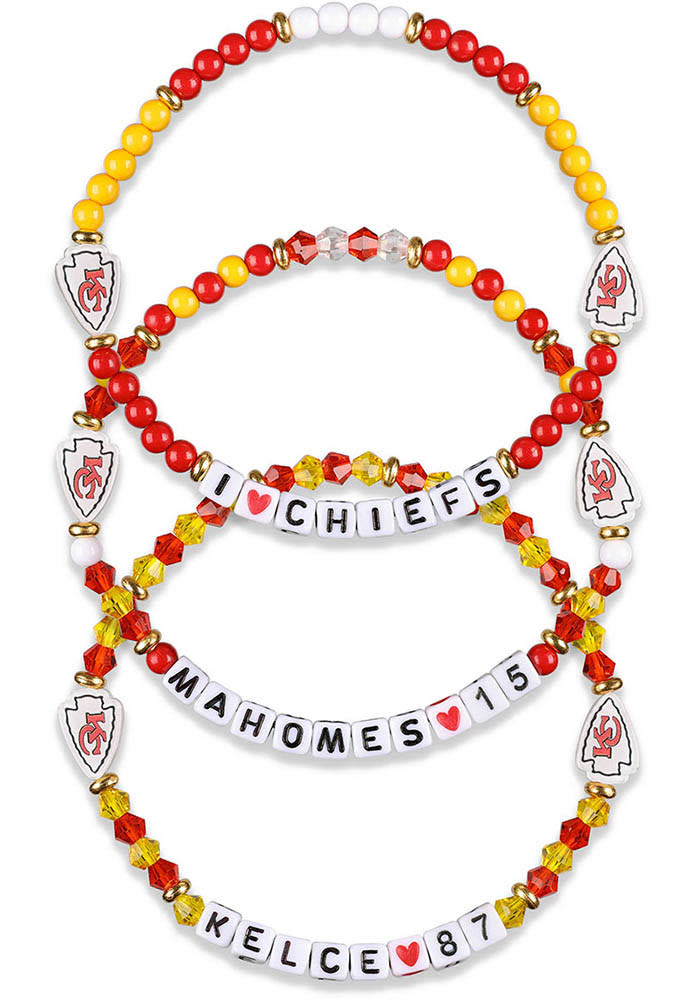 Louisville Cardinals 3 Pack Friendship Bracelet FOCO