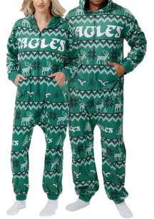 Forever Collectibles Philadelphia Eagles Mens Kelly Green Ugly Sweater Sleep Pants