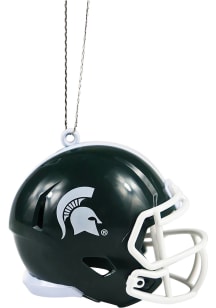 Silver Michigan State Spartans Helmet Ornament