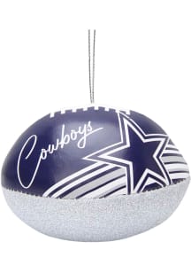 Dallas Cowboys Leather Football Ornament
