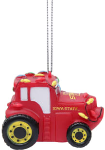 Iowa State Cyclones Vinyl Tractor Ornament