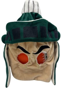 Michigan State Spartans Forever Collectibles Mascot Mask Mens Knit Hat - Green