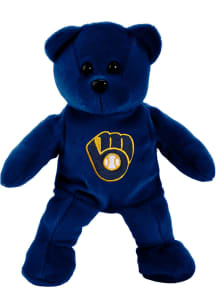 Forever Collectibles Milwaukee Brewers  Solid Color Bear Plush