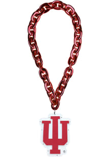 Red Indiana Hoosiers Big Logo Light Up Chain Spirit Necklace