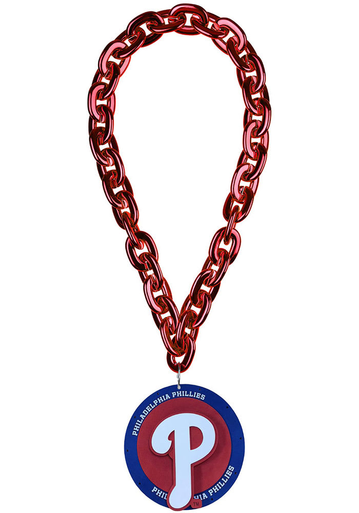 Philadelphia Phillies Big Logo Light Up Spinner Chain Spirit Necklace