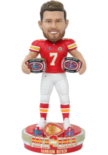 Harrison Butker Kansas City Chiefs SB LVIII Champs Bobblehead