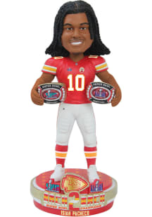 Isiah Pacheco Kansas City Chiefs SB LVIII Champs Bobblehead