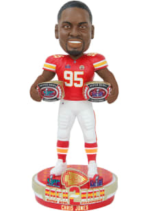 Chris Jones Kansas City Chiefs SB LVIII Champs Bobblehead