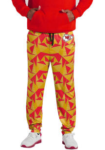 Forever Collectibles Kansas City Chiefs Mens Red Geometric Print Sleep Pants